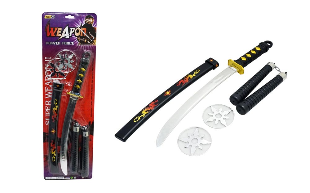 R912202.jpg Set orožja Ninja force-Poškodovana embalaža - slika 1