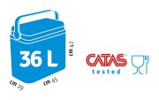 Hladilna torba Adriatic temnomodre barve, 36 litrov-1