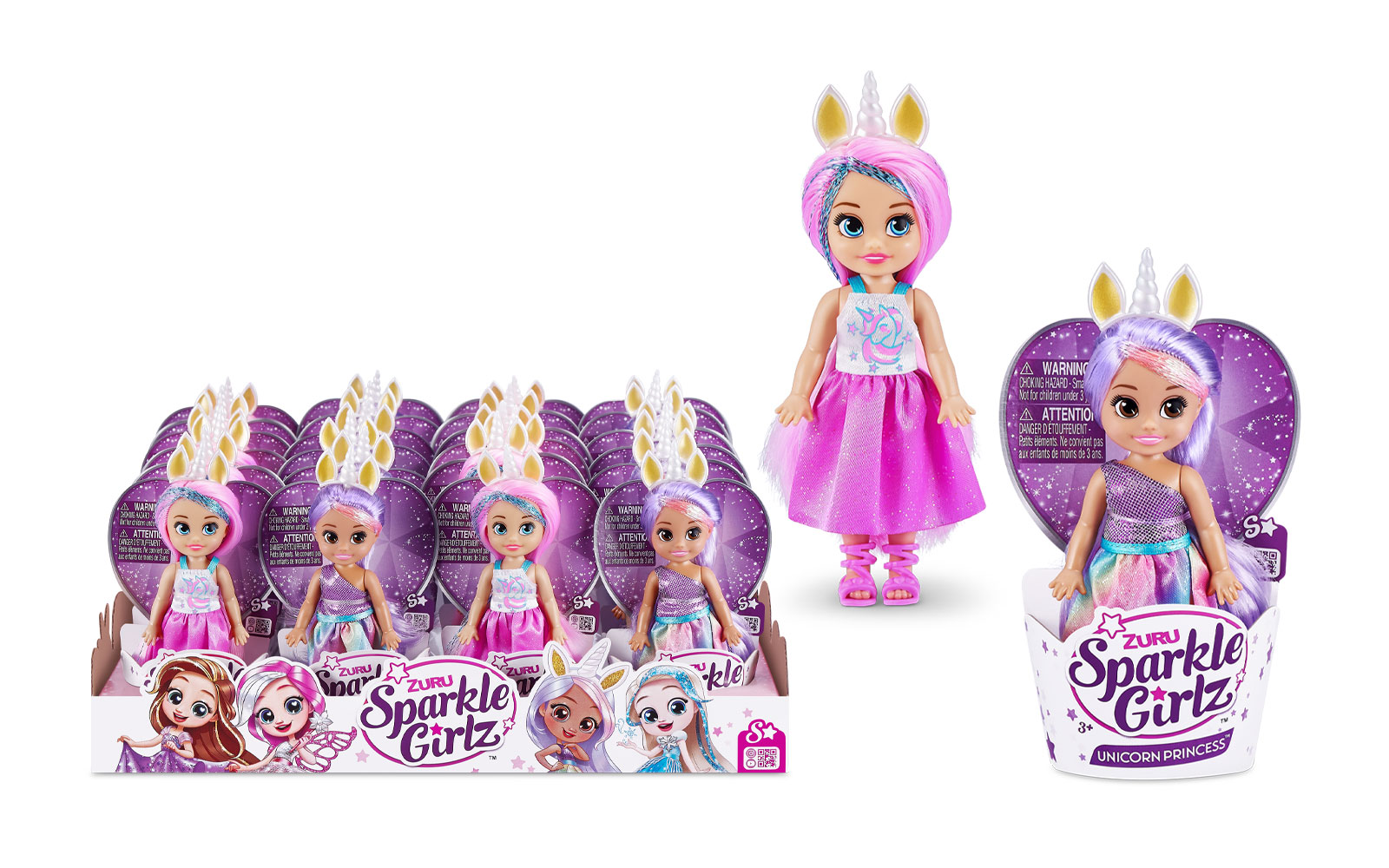 Punčka Unicorn Sparkle Girlz, 12 cm, Zuru Punčka Unicorn Sparkle Girlz, 12 cm, Zuru
